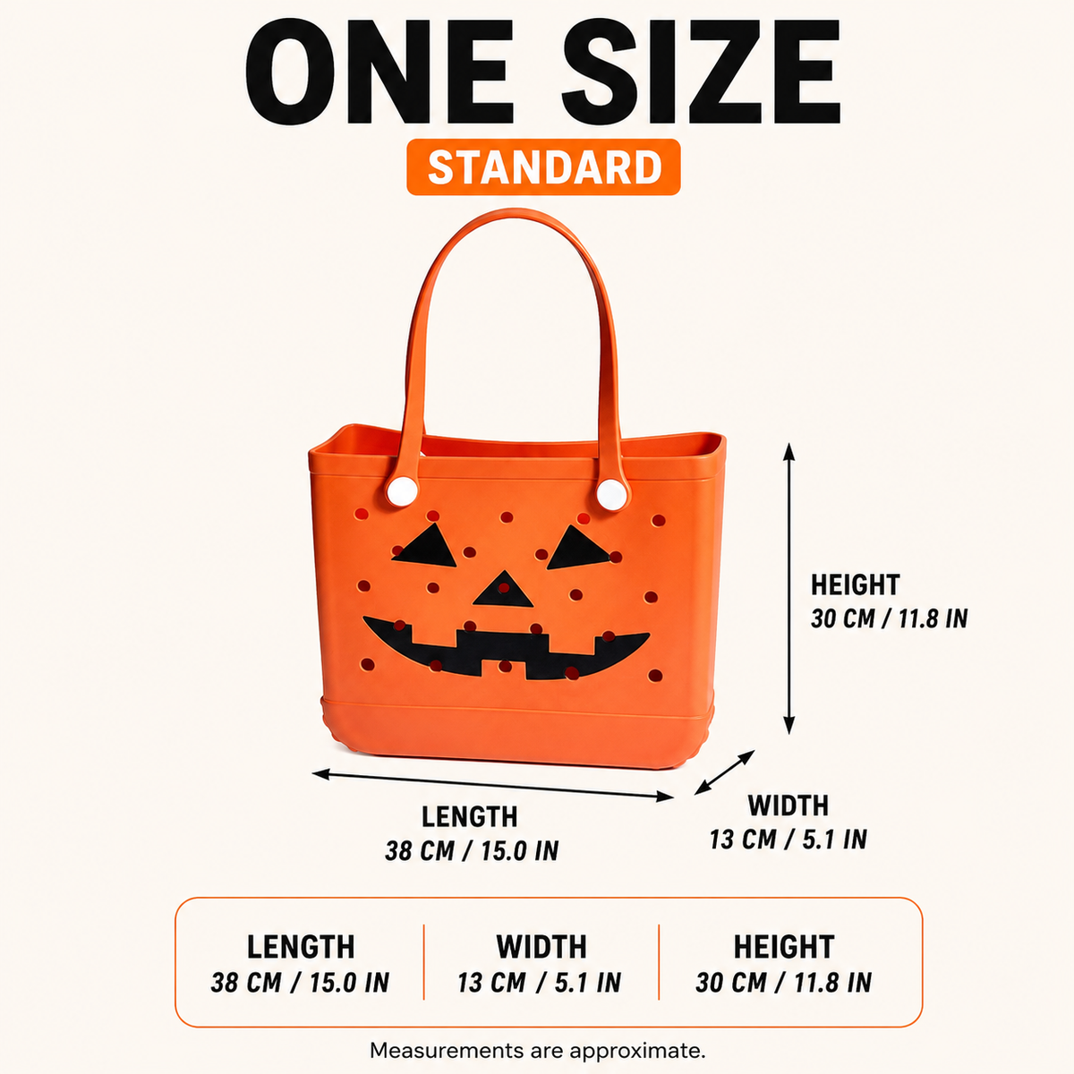 Spooky Halloween Trick-or-Treat Tote
